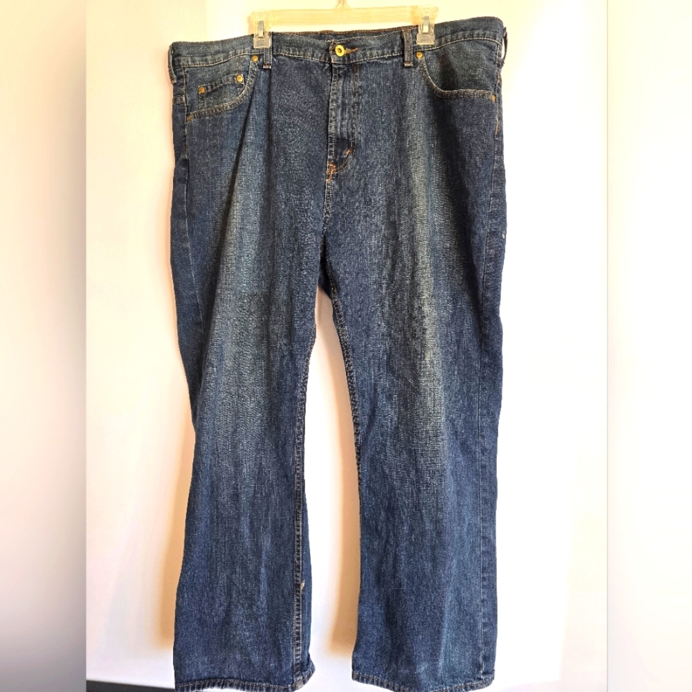 NAUTICA MEN'S RELAXED STRAIGHT LEG JEANS BLUE SIZE 42X30